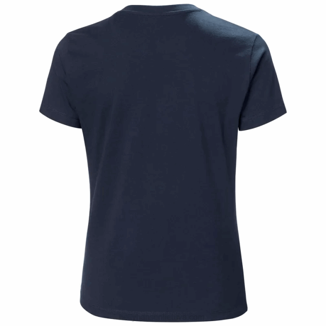 N6821941 t-shirt da donna in cotone biologico f2f Helly-Hansen melange grigio