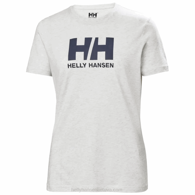 N6821949 t-shirt da donna con logo hh Helly-Hansen rosso