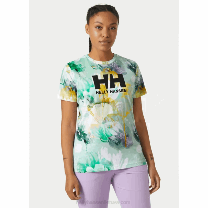 N6821966 t-shirt da donna con logo hh esra Helly-Hansen Marina Militare