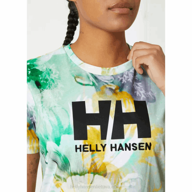 N6821966 t-shirt da donna con logo hh esra Helly-Hansen Marina Militare