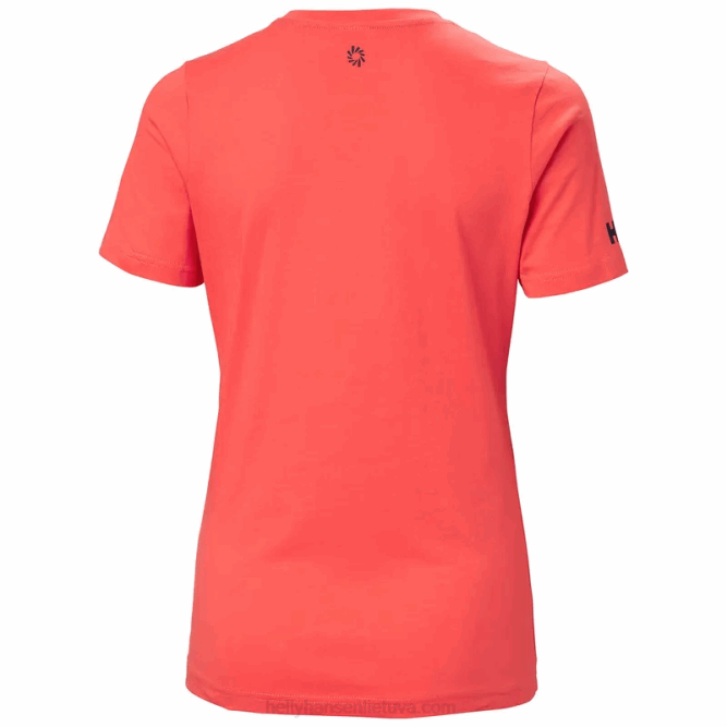 N6821988 maglietta da regata oceanica da donna Helly-Hansen garofano rosa