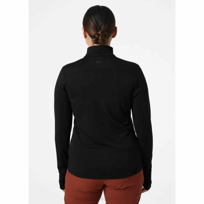 N6822204 t-shirt donna lifa tech lite 1/2 zip Helly-Hansen quarzo rosa