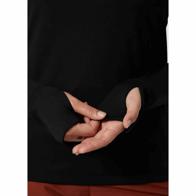 N6822204 t-shirt donna lifa tech lite 1/2 zip Helly-Hansen quarzo rosa