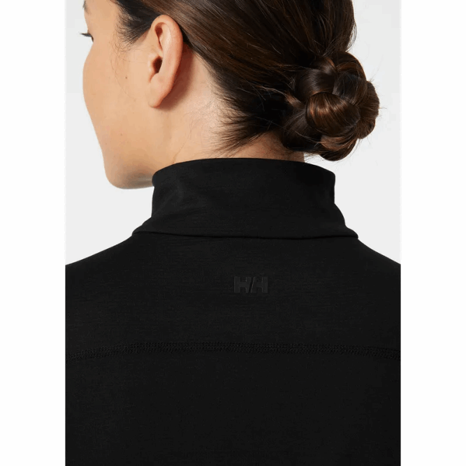 N6822204 t-shirt donna lifa tech lite 1/2 zip Helly-Hansen quarzo rosa