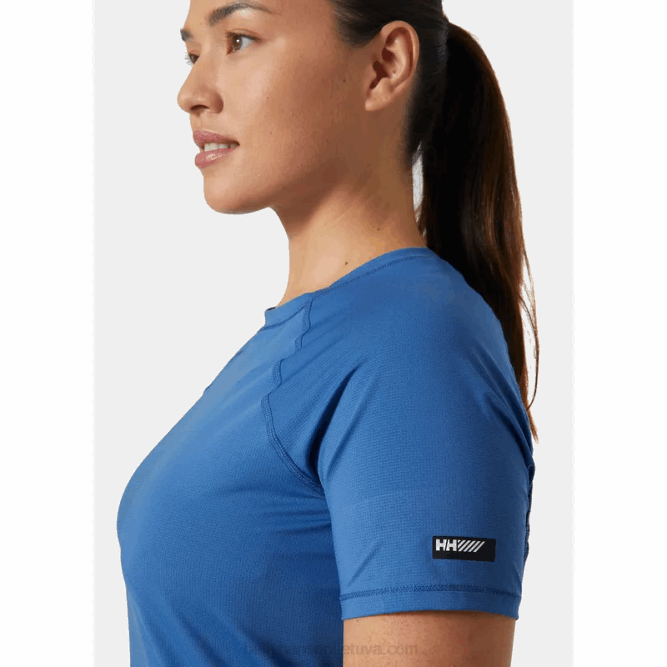 N6822703 t-shirt da pista tecnica da donna Helly-Hansen quarzo rosa