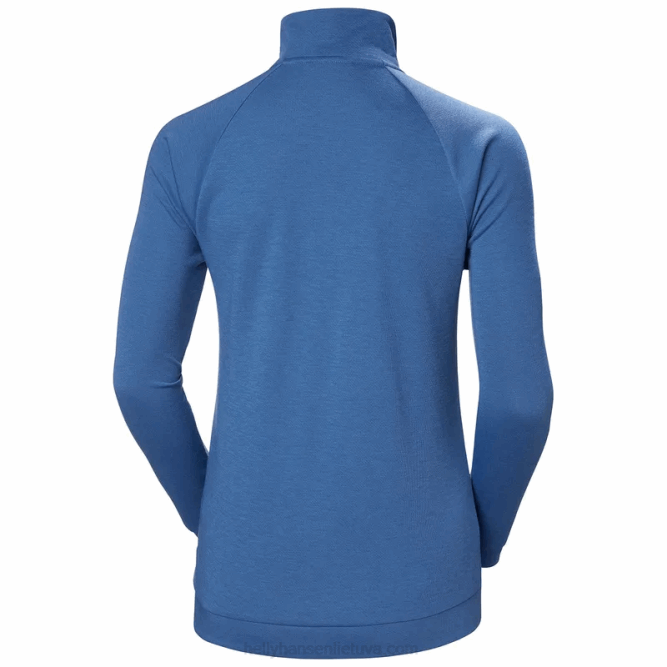 N6821927 pullover da donna con mezza zip costiera Helly-Hansen menta