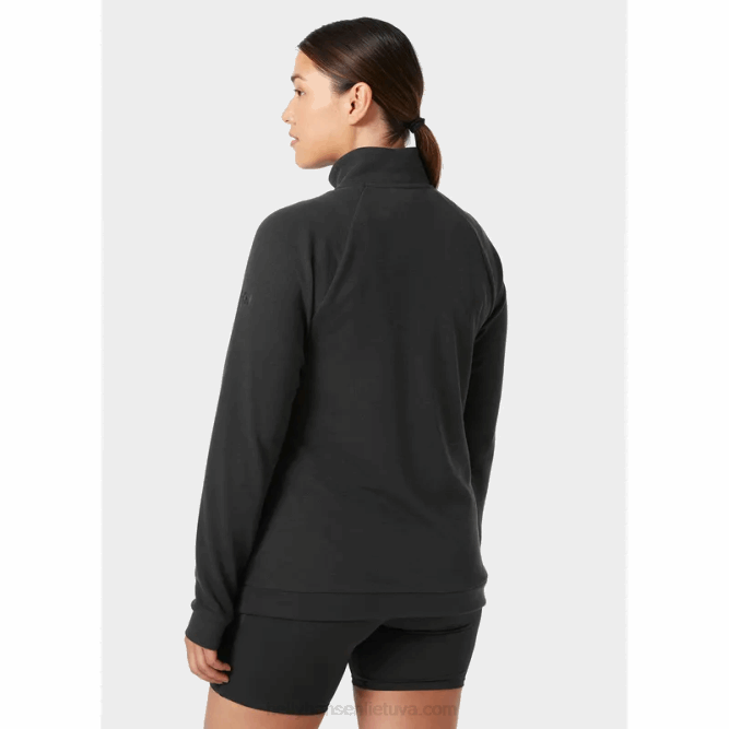 N6821928 pullover da donna con mezza zip costiera Helly-Hansen azzurrite