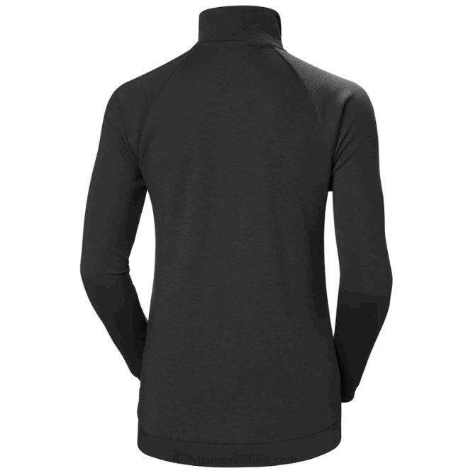 N6821928 pullover da donna con mezza zip costiera Helly-Hansen azzurrite