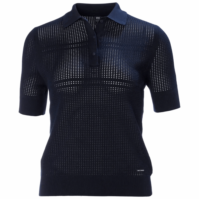 N6822009 polo da donna in maglia thalia Helly-Hansen bianco