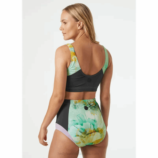 N6822013 top bikini idroelettrico da donna Helly-Hansen terracotta