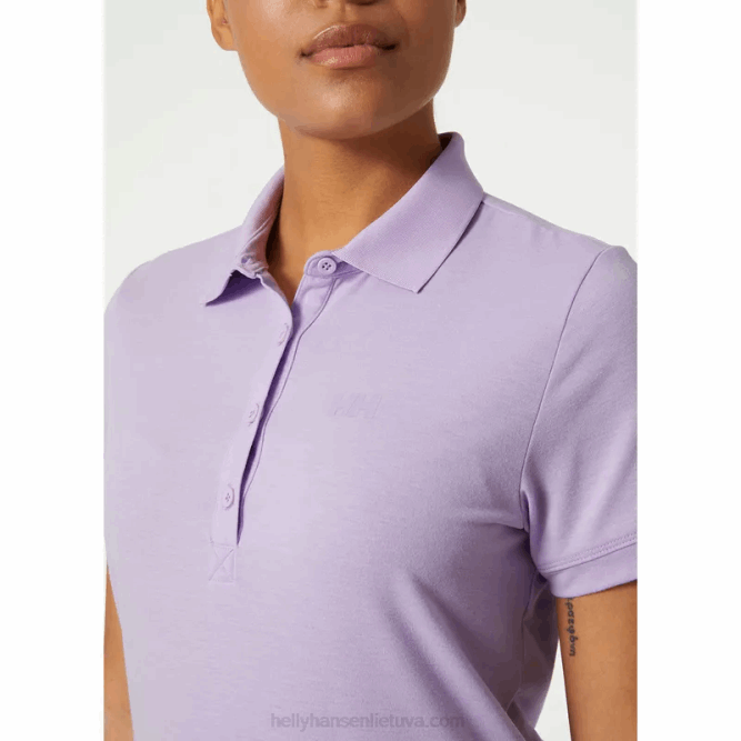 N6822016 polo sirena da donna ad asciugatura rapida Helly-Hansen terracotta