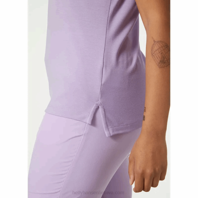 N6822016 polo sirena da donna ad asciugatura rapida Helly-Hansen terracotta