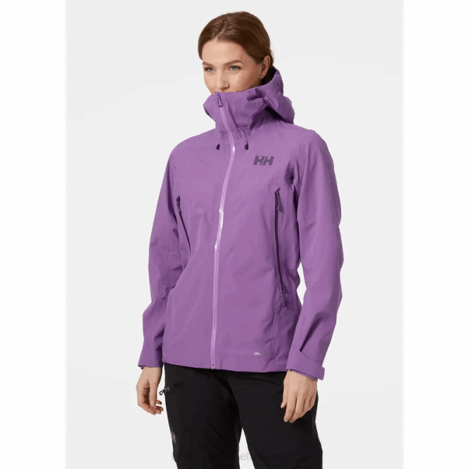 N6821428 giacca donna verglas infinity shell Helly-Hansen papavero arancione