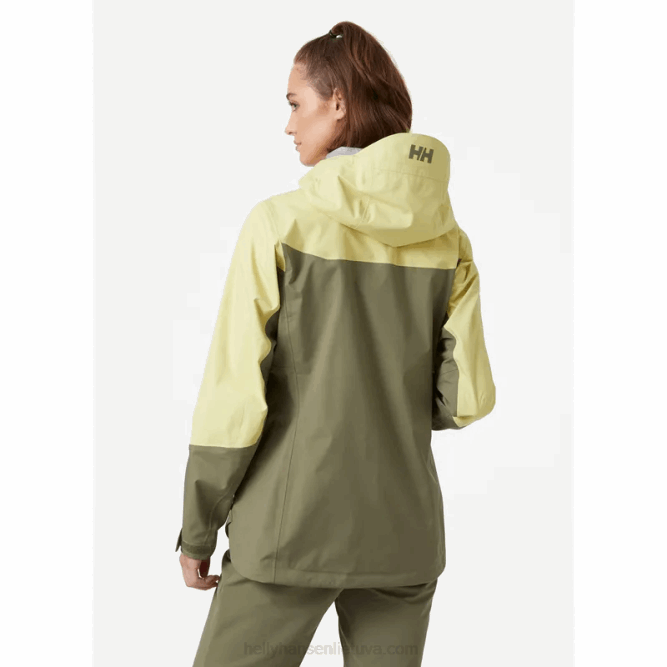 N6821448 giacca shell a 3 strati da donna in verglas Helly-Hansen giada