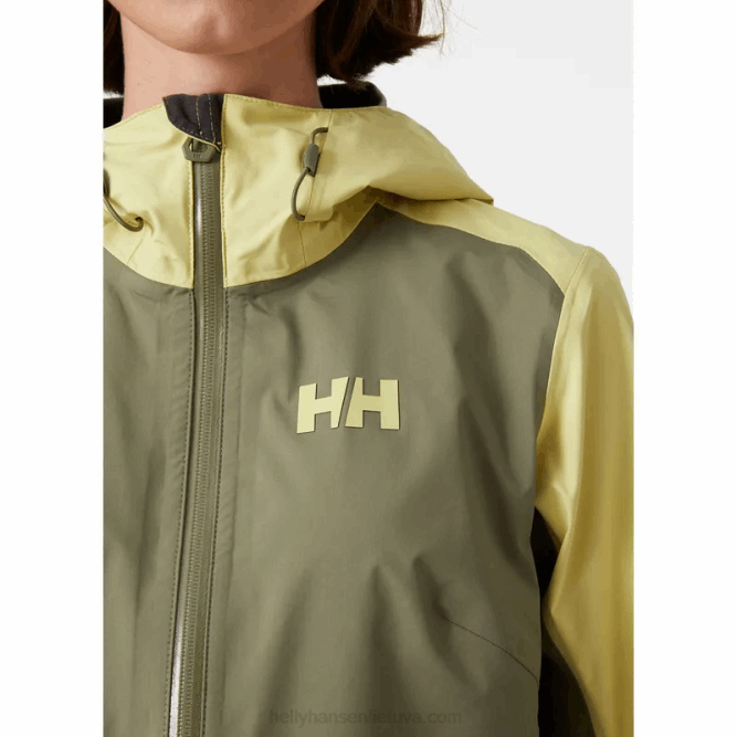 N6821448 giacca shell a 3 strati da donna in verglas Helly-Hansen giada