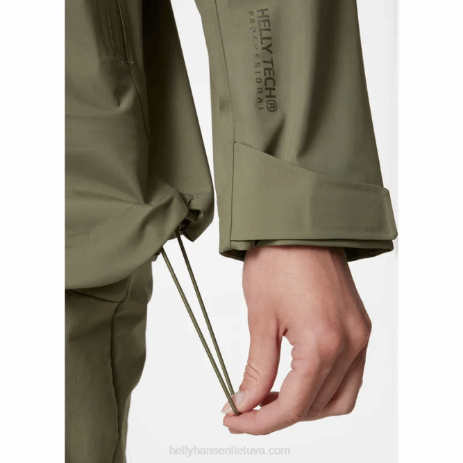 N6821448 giacca shell a 3 strati da donna in verglas Helly-Hansen giada