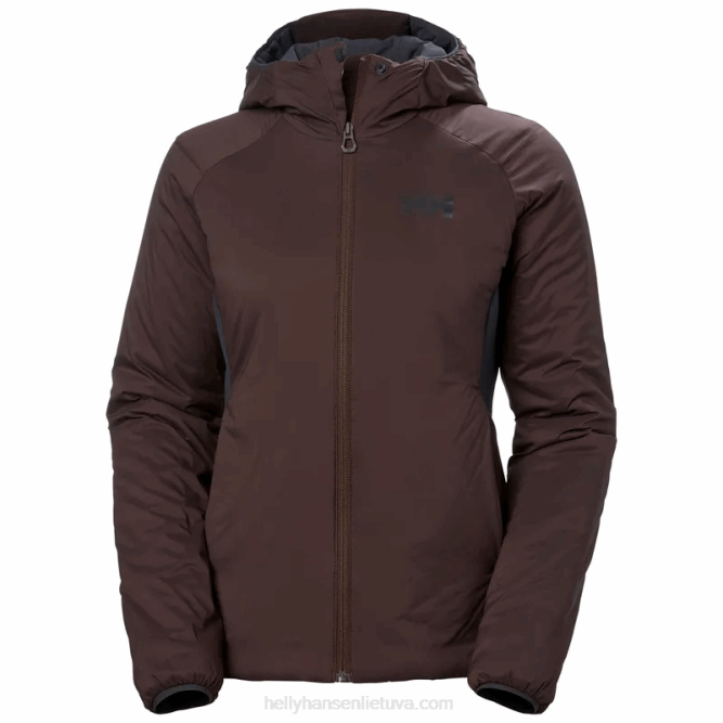 N6821462 isolante con cappuccio elasticizzato odin da donna Helly-Hansen nero