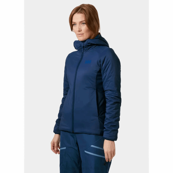 N6821464 isolante con cappuccio elasticizzato odin da donna Helly-Hansen blu Skagen