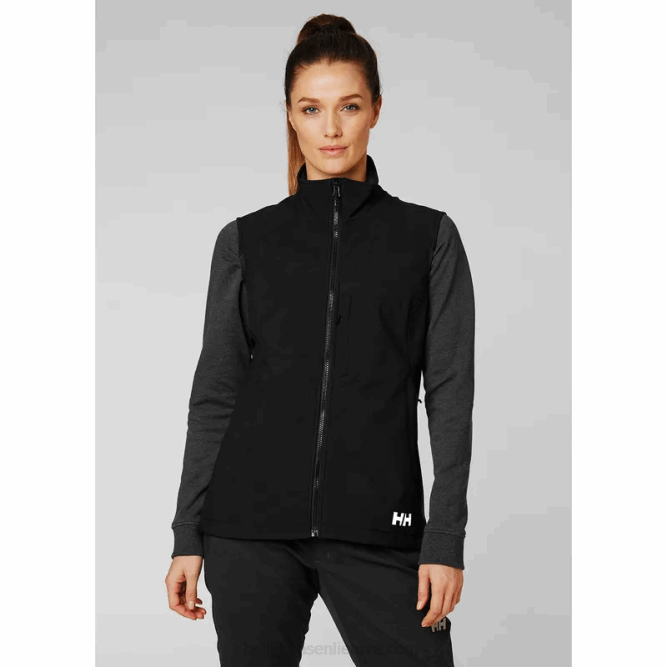 N6821478 gilet softshell paramount da donna Helly-Hansen nero