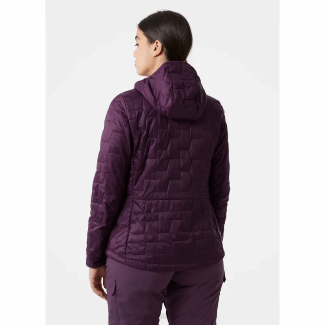 N6821481 giacca isolante con cappuccio Lifaloft da donna Helly-Hansen ossido di ferro