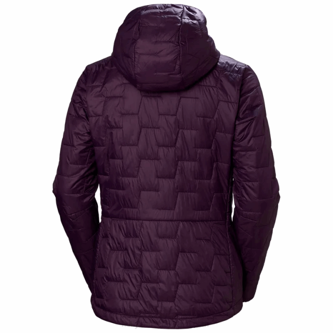 N6821481 giacca isolante con cappuccio Lifaloft da donna Helly-Hansen ossido di ferro