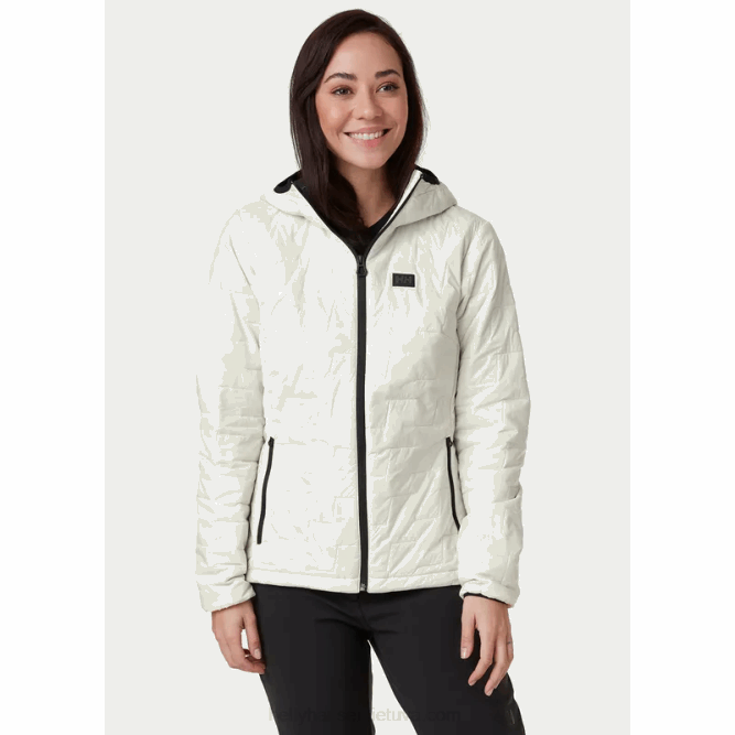N6821483 giacca isolante con cappuccio Lifaloft da donna Helly-Hansen giada