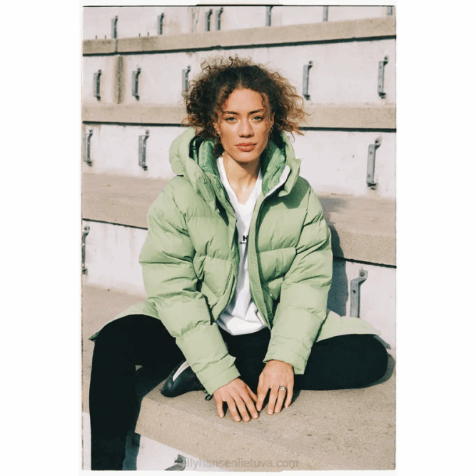 N6821577 parka imbottito da donna Helly-Hansen papavero arancione