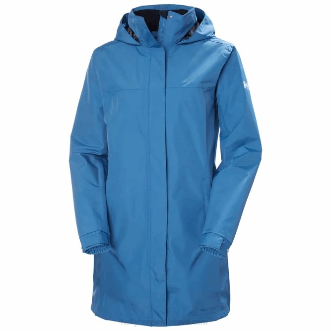 N6821541 giacca antipioggia lunga da donna aden Helly-Hansen Marina Militare
