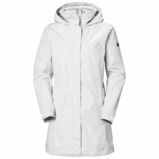N6821542 giacca antipioggia lunga da donna aden Helly-Hansen azzurrite