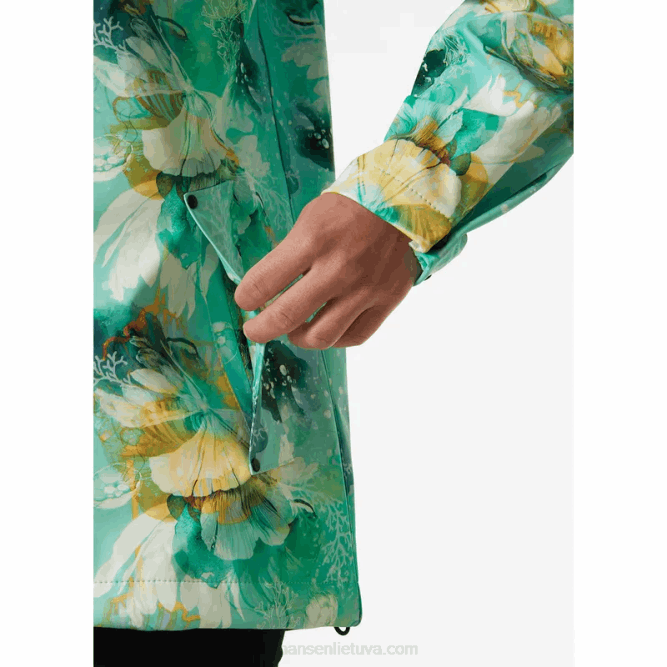 N6821546 giacca antipioggia da donna in muschio Helly-Hansen erica