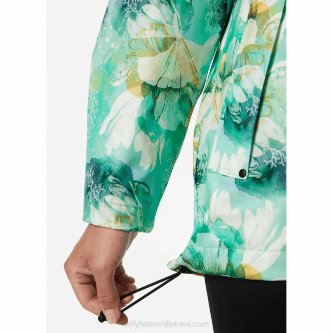 N6821546 giacca antipioggia da donna in muschio Helly-Hansen erica