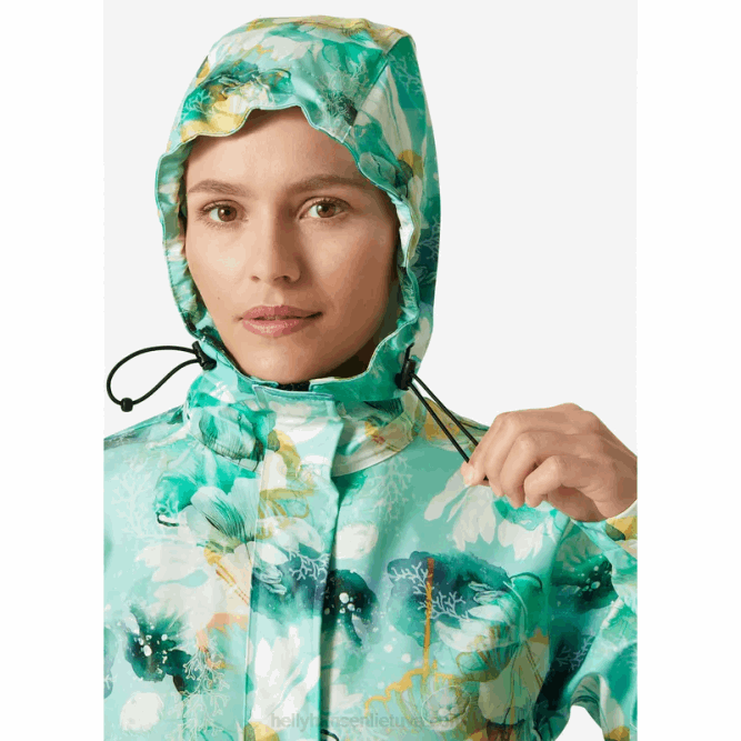 N6821546 giacca antipioggia da donna in muschio Helly-Hansen erica