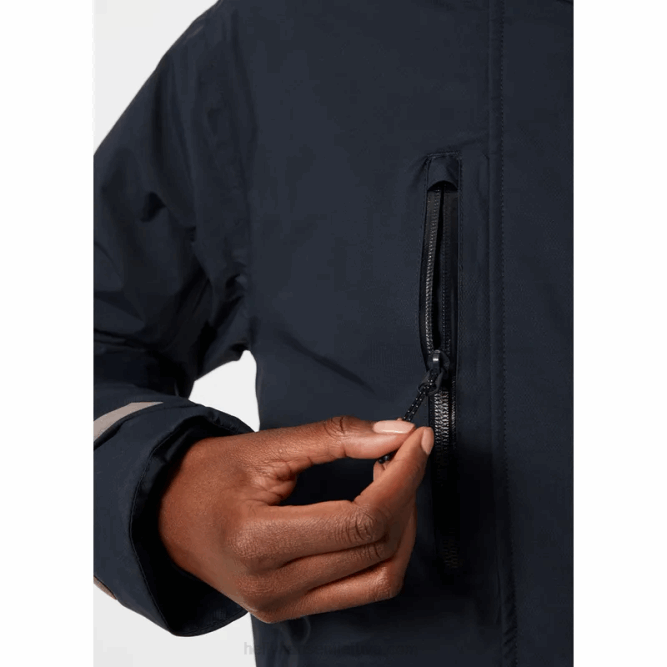 N6821556 impermeabile isolante adorato da donna Helly-Hansen nero