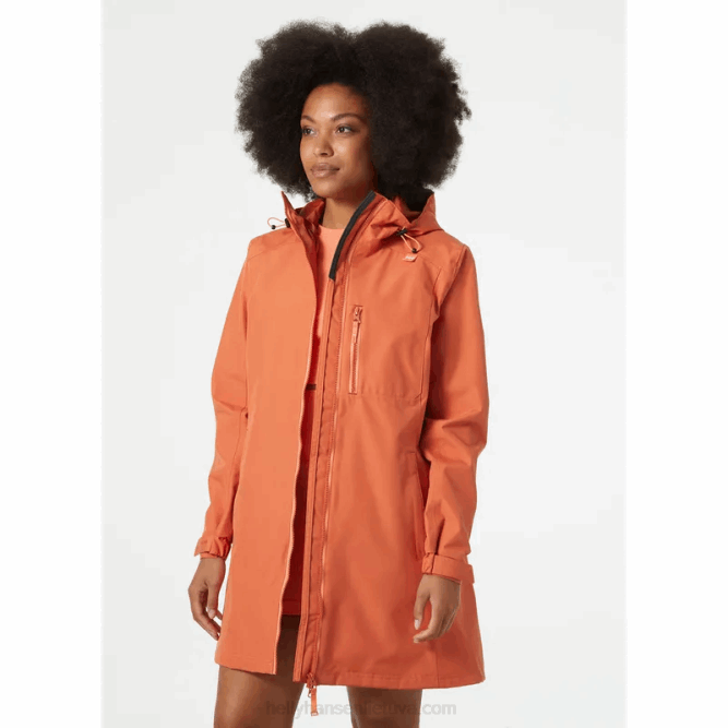 N6821559 giacca belfast lunga da donna Helly-Hansen nero