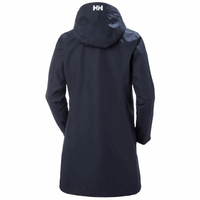 N6821564 giacca belfast lunga da donna Helly-Hansen nero