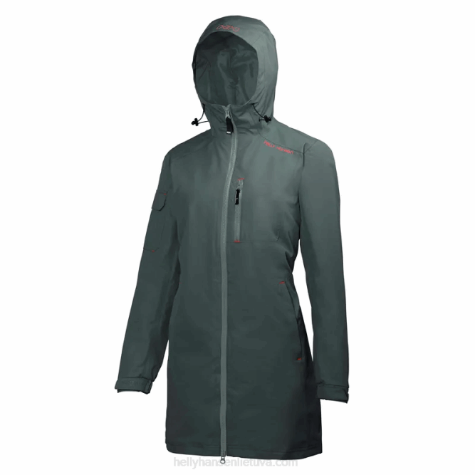 N6821564 giacca belfast lunga da donna Helly-Hansen nero