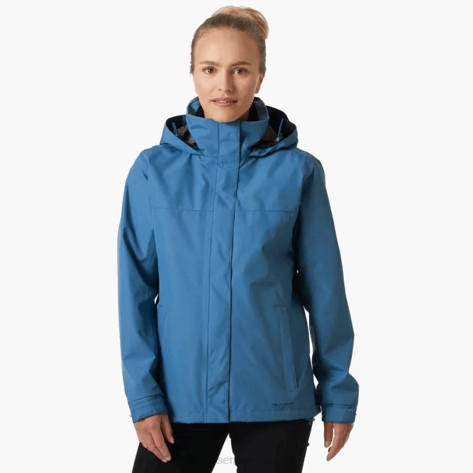 N6822578 giacca antipioggia da donna aden Helly-Hansen bianco militare