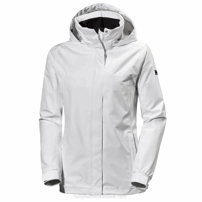 N6822578 giacca antipioggia da donna aden Helly-Hansen bianco militare