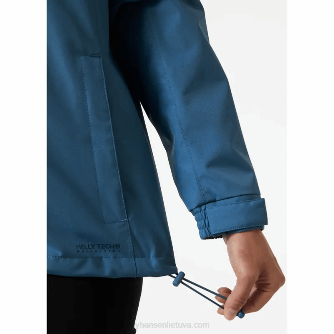 N6822578 giacca antipioggia da donna aden Helly-Hansen bianco militare