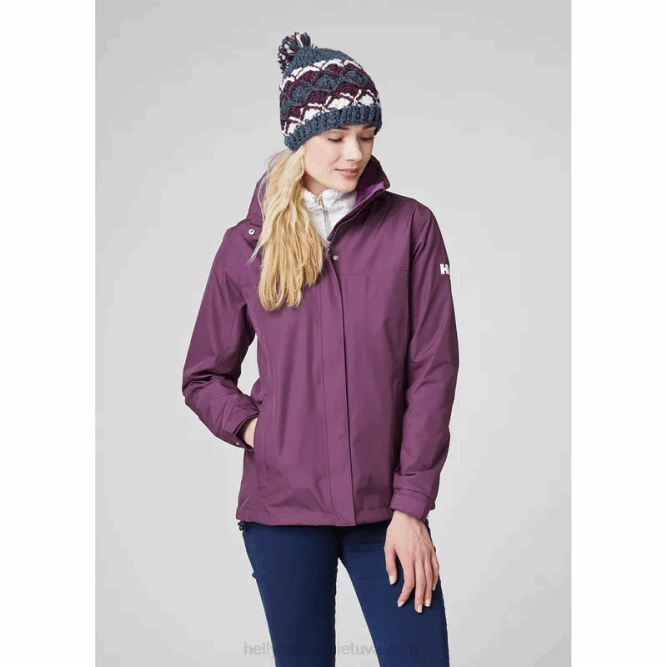 N6822579 giacca antipioggia da donna aden Helly-Hansen azzurrite