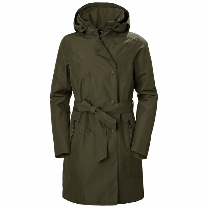 N6822582 trench isolante impermeabile welsey ii da donna Helly-Hansen nero/blu