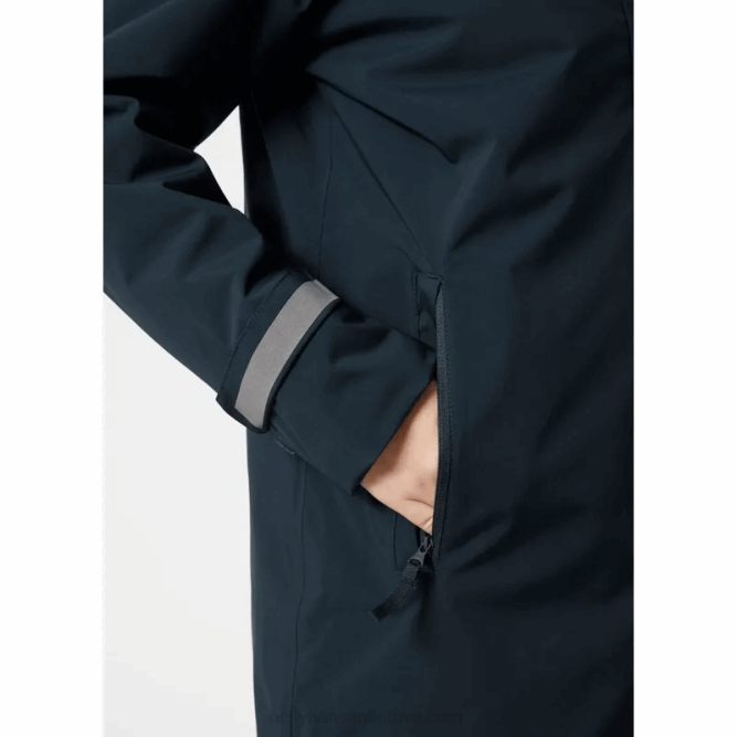 N6822587 impermeabile da donna victoria insulate Helly-Hansen salvia/nero