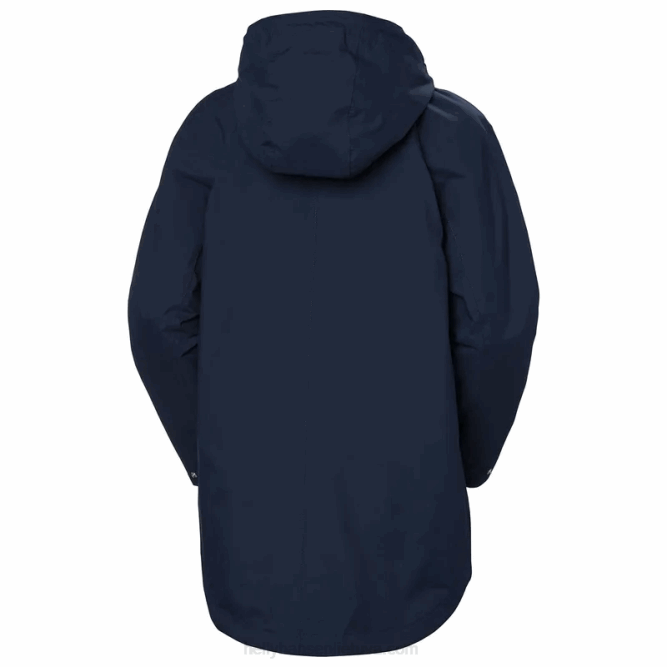 N6822612 impermeabile valentia da donna Helly-Hansen nero/blu