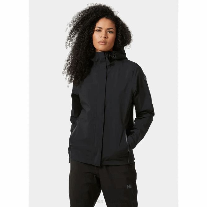 N6822619 giacca impermeabile da donna juell storm Helly-Hansen blu brillante/fiordo profondo