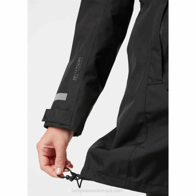 N6822620 impermeabile lisburn da donna Helly-Hansen fiordo profondo/nero