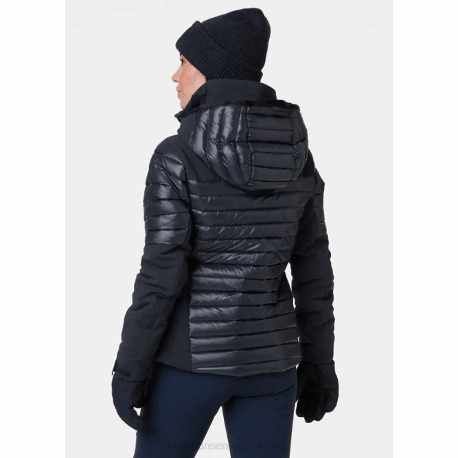 N6821662 giacca da sci avanti da donna Helly-Hansen nero