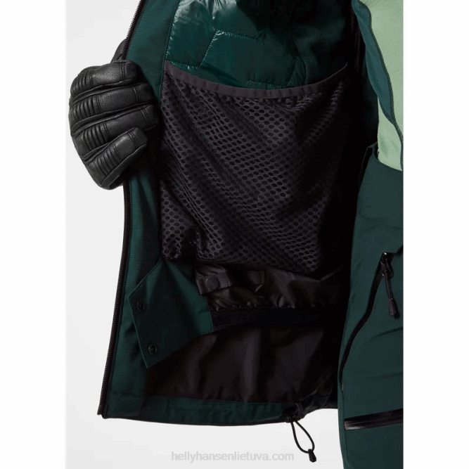 N6822655 giacca da sci isolante powchaser lifaloft da donna Helly-Hansen Gra schiacciato