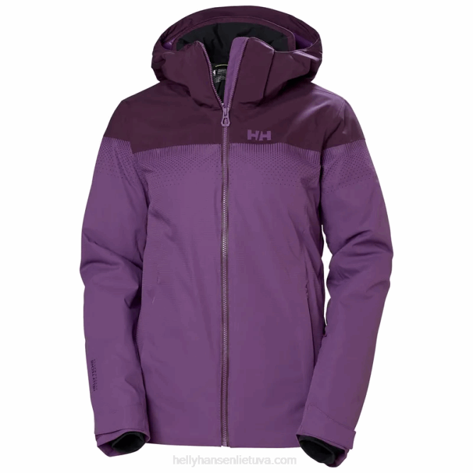 N6822656 giacca da sci da donna motionista lifeloft Helly-Hansen gra frantumato / spr più scuro