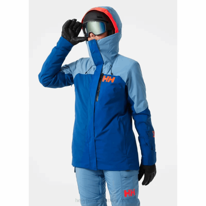 N6822796 giacca da sci powshot da donna Helly-Hansen giada