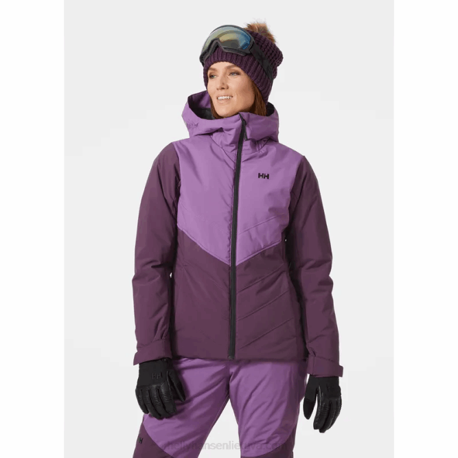 N6822799 giacca da sci alpina isolata da donna Helly-Hansen nero/blu